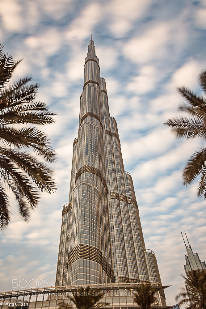 Nikon D7200 sample photo. Burj khalifa and palm photography
