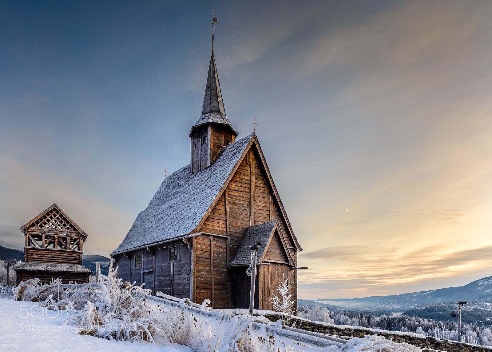 Nikon D610 sample photo. Lomen stave church photography