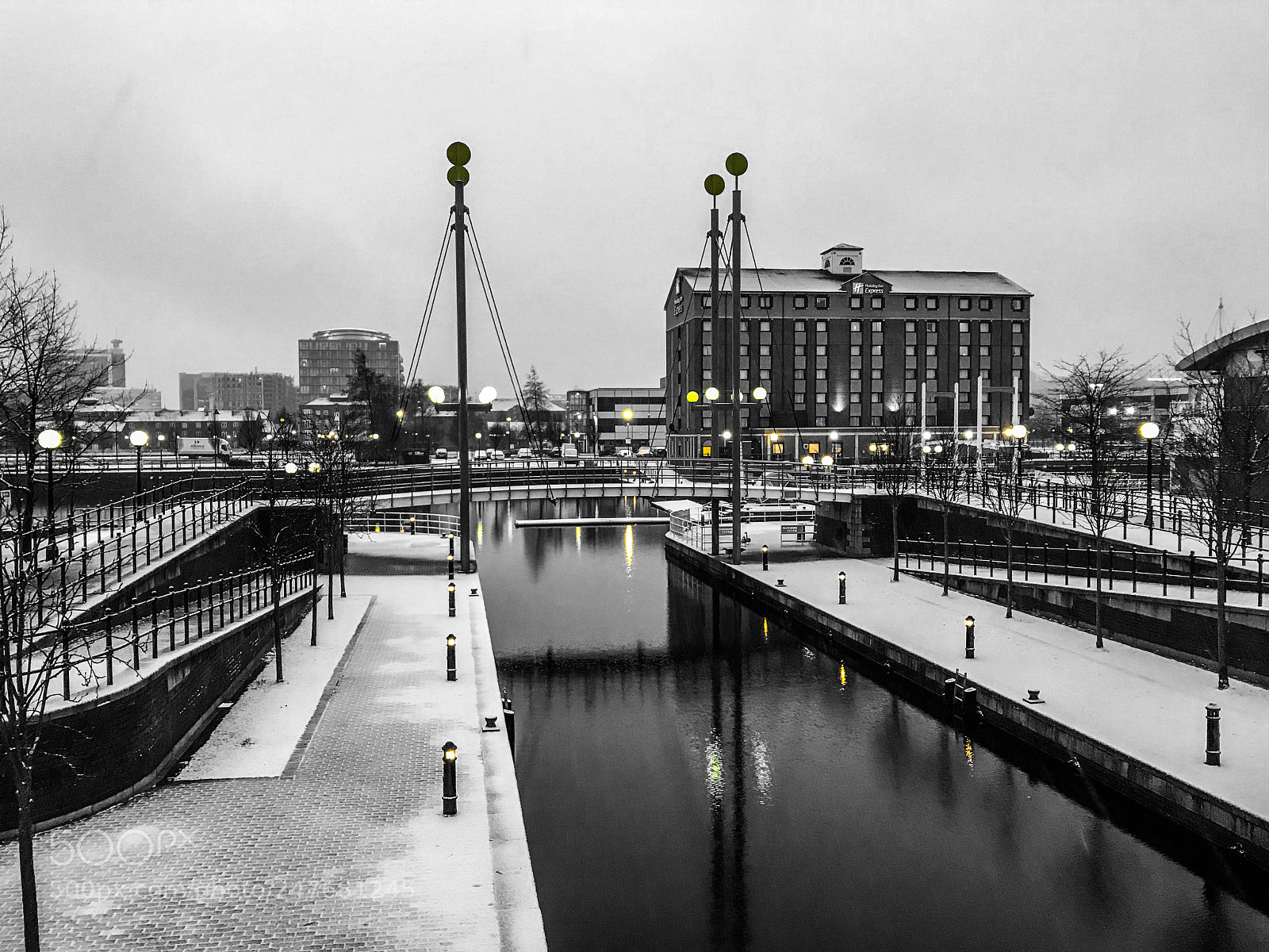 Apple iPhone 7 sample photo. Salford quay photography