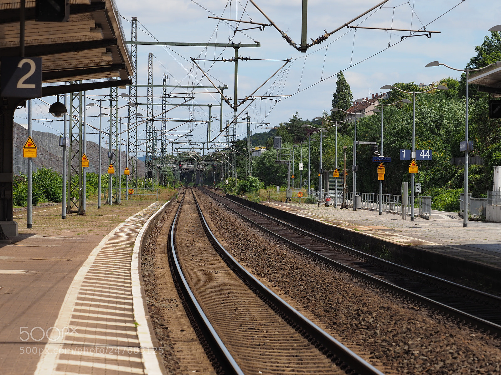 Olympus OM-D E-M1 sample photo. The little railway station photography