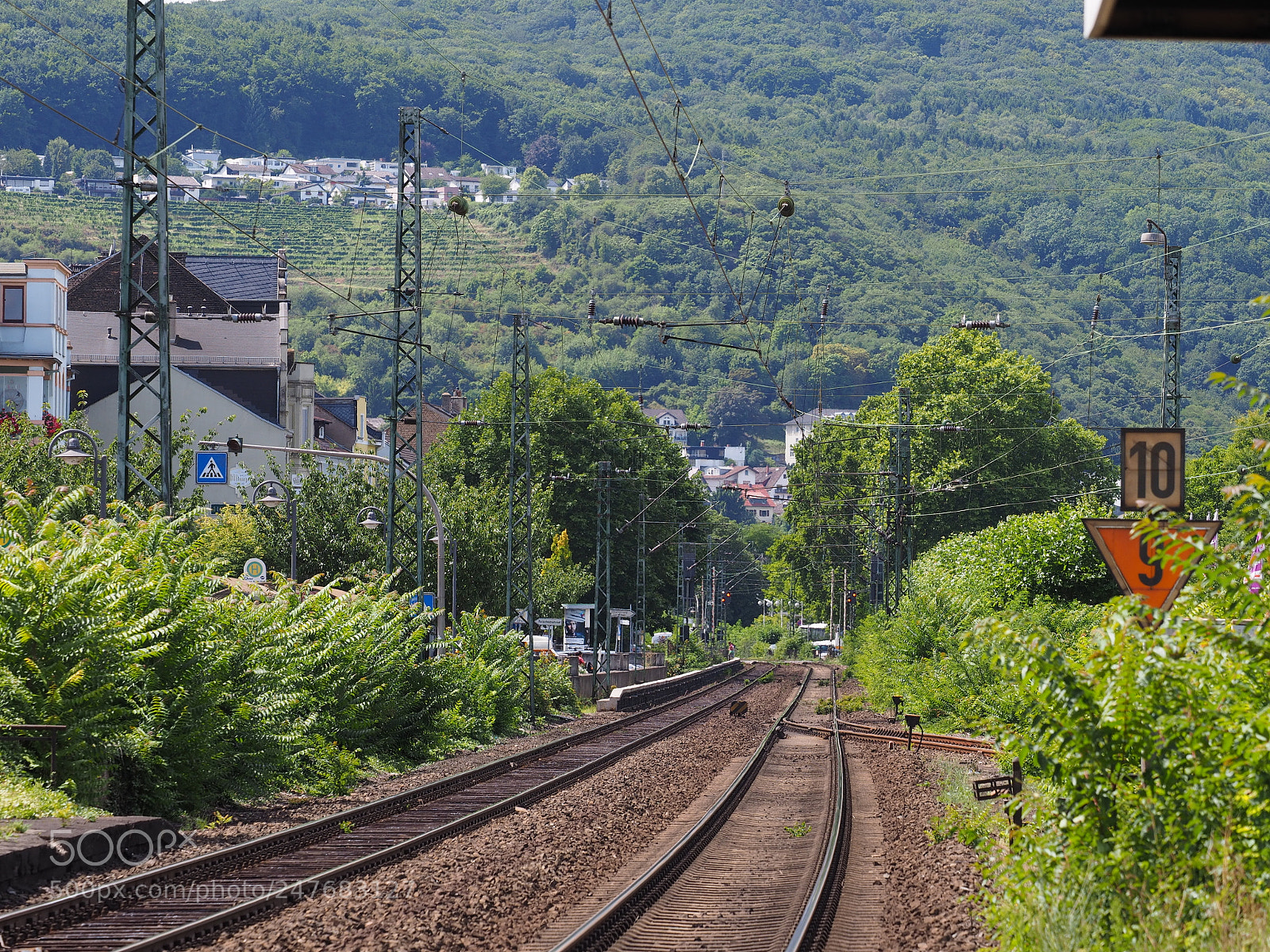 Olympus OM-D E-M1 sample photo. The little railway station photography