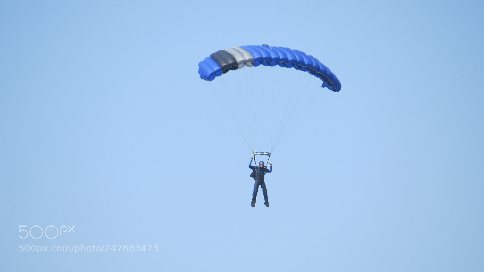 Canon PowerShot SX50 HS sample photo. Parachute man photography