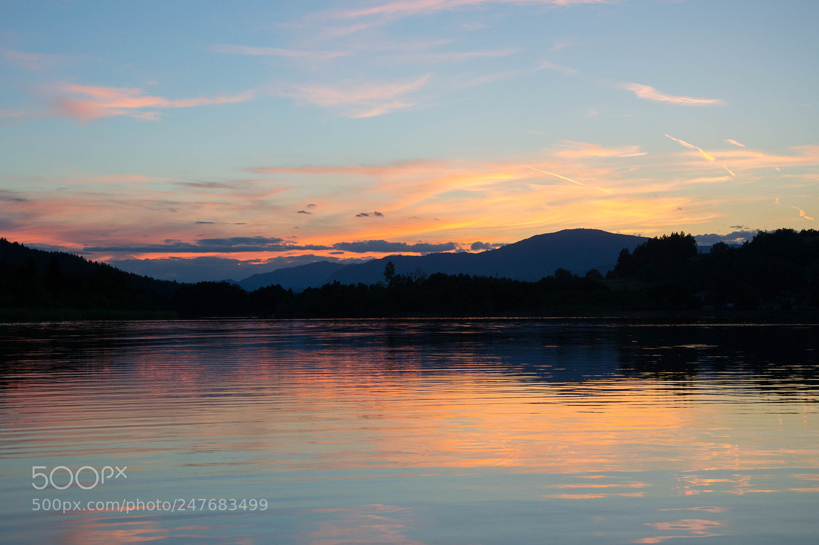 Nikon D3100 sample photo. Abendstille photography