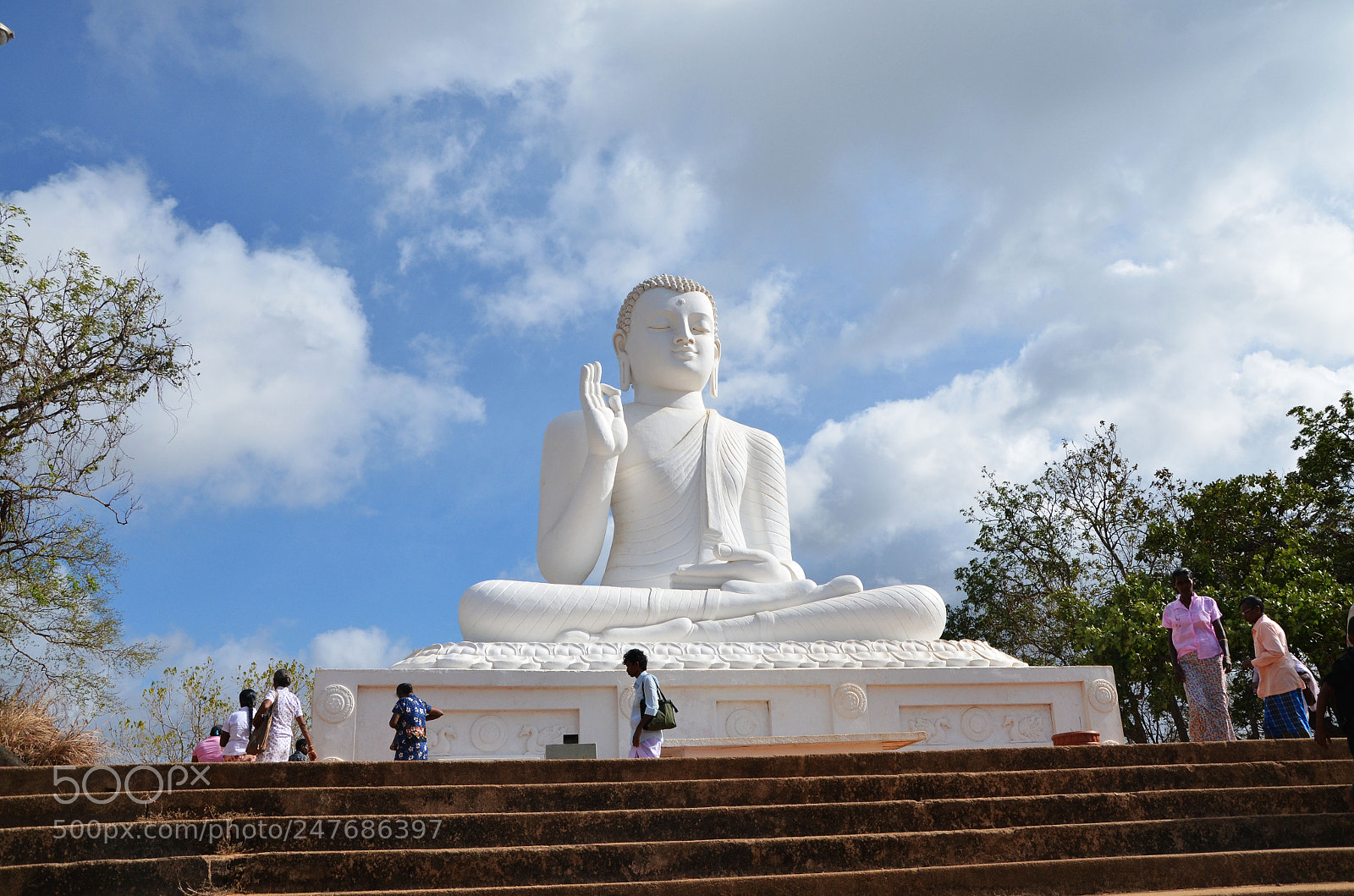 Nikon D5100 sample photo. Mihintale buddha statue photography