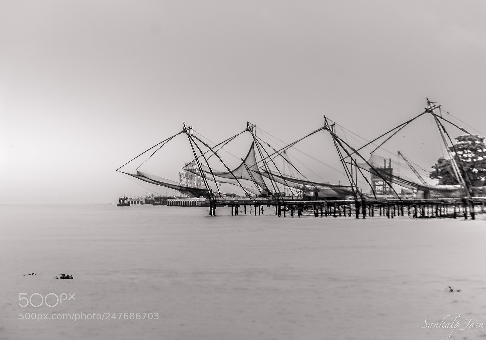 Nikon D5100 sample photo. Chinese fishing nets photography
