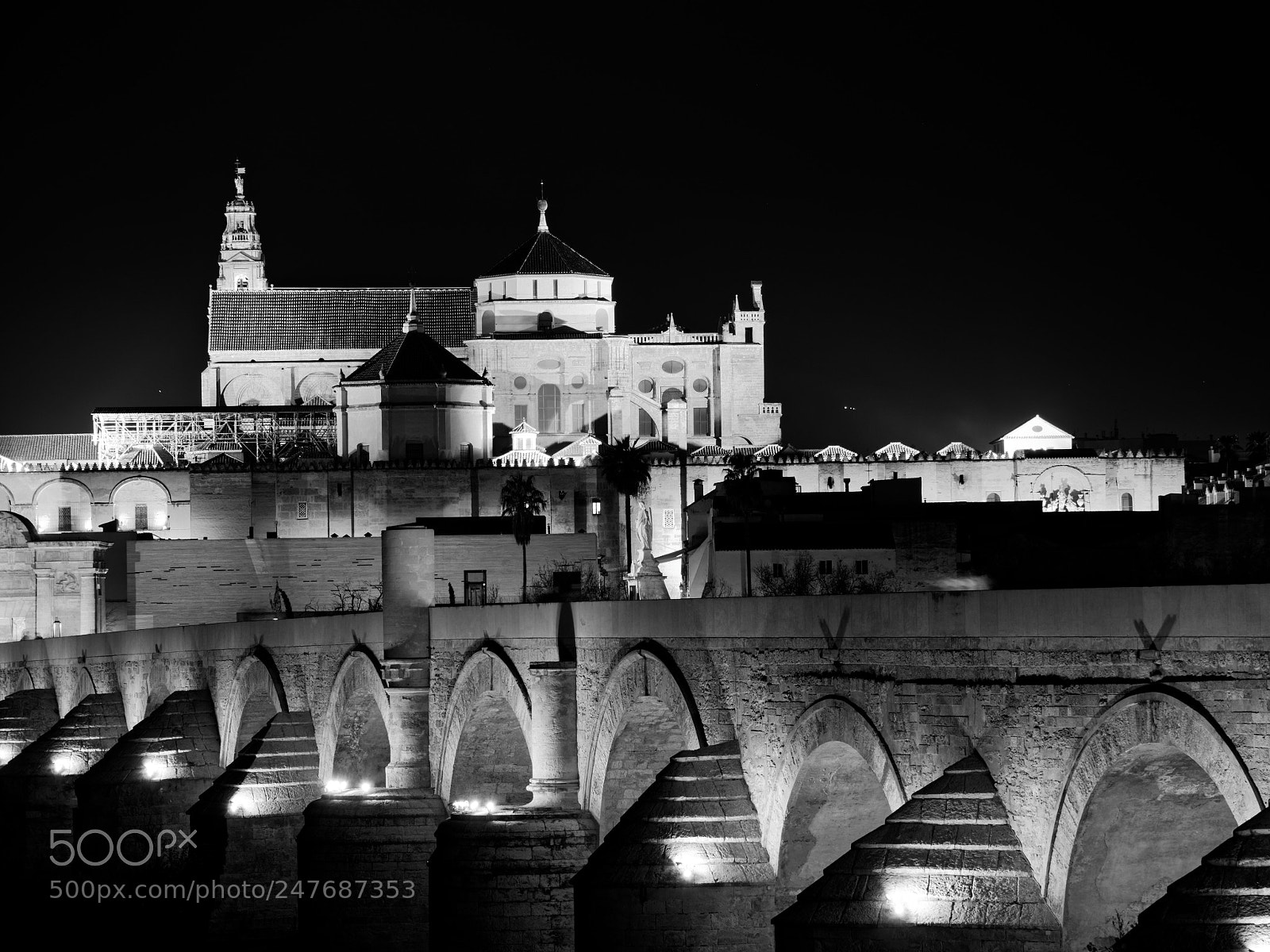 Olympus OM-D E-M10 sample photo. Cordoba oldtown at night photography