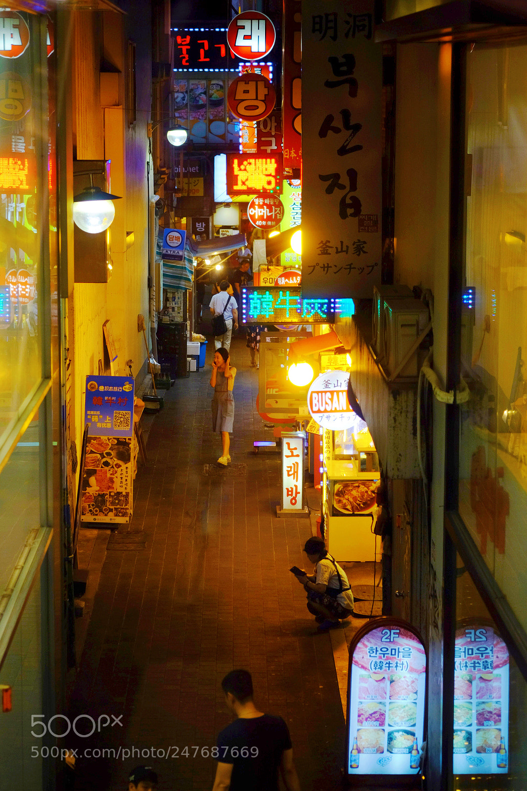 Fujifilm X-T1 sample photo. Myeongdong photography