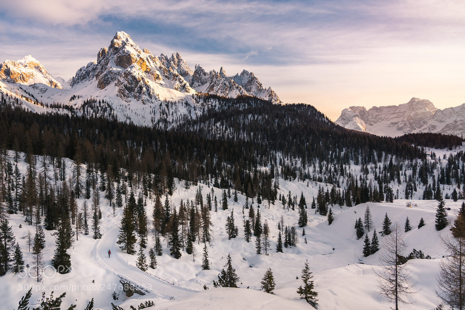 Nikon D810 sample photo. Inverno tre croci photography