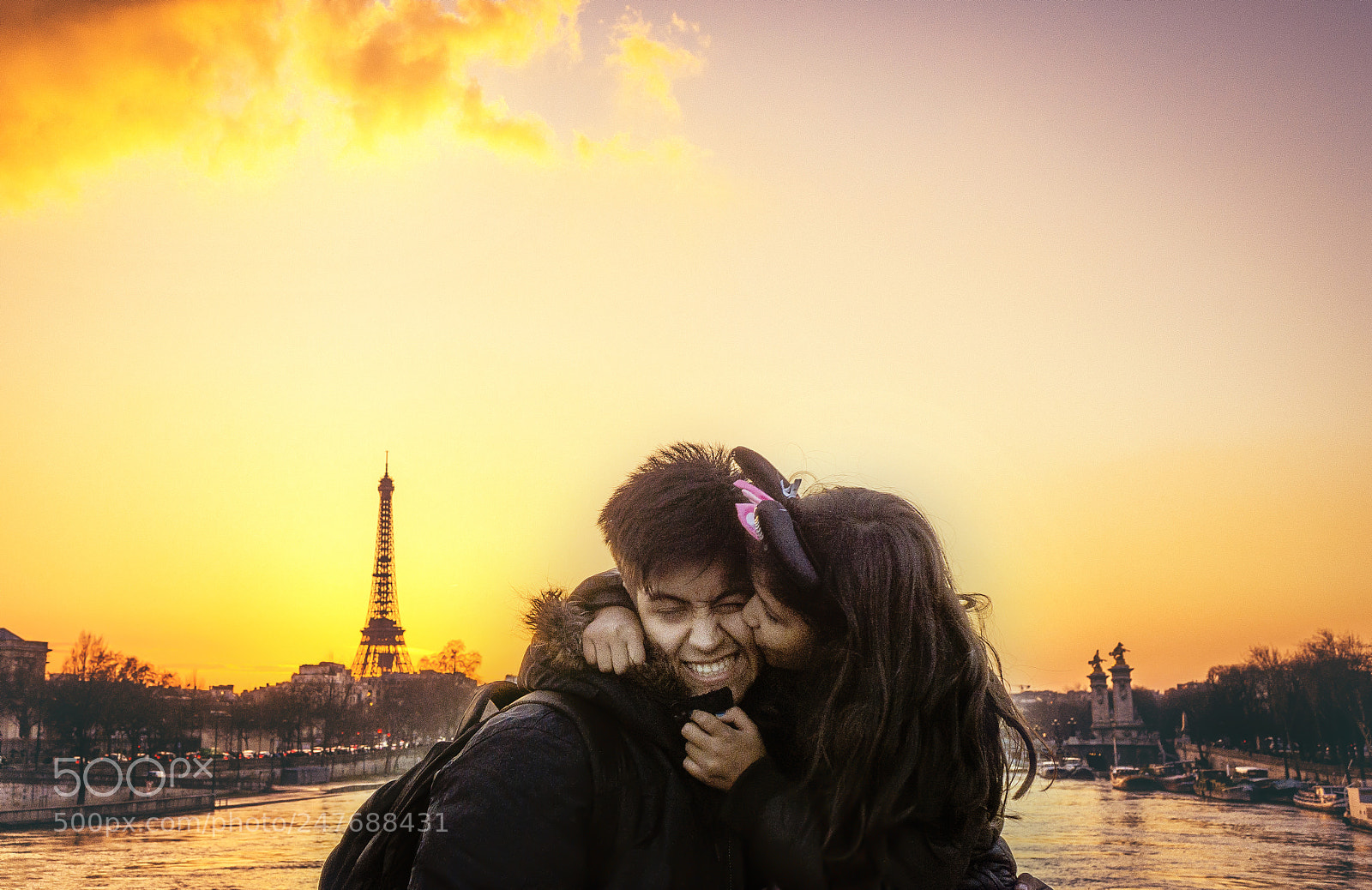 Nikon D5100 sample photo. The magic of paris photography