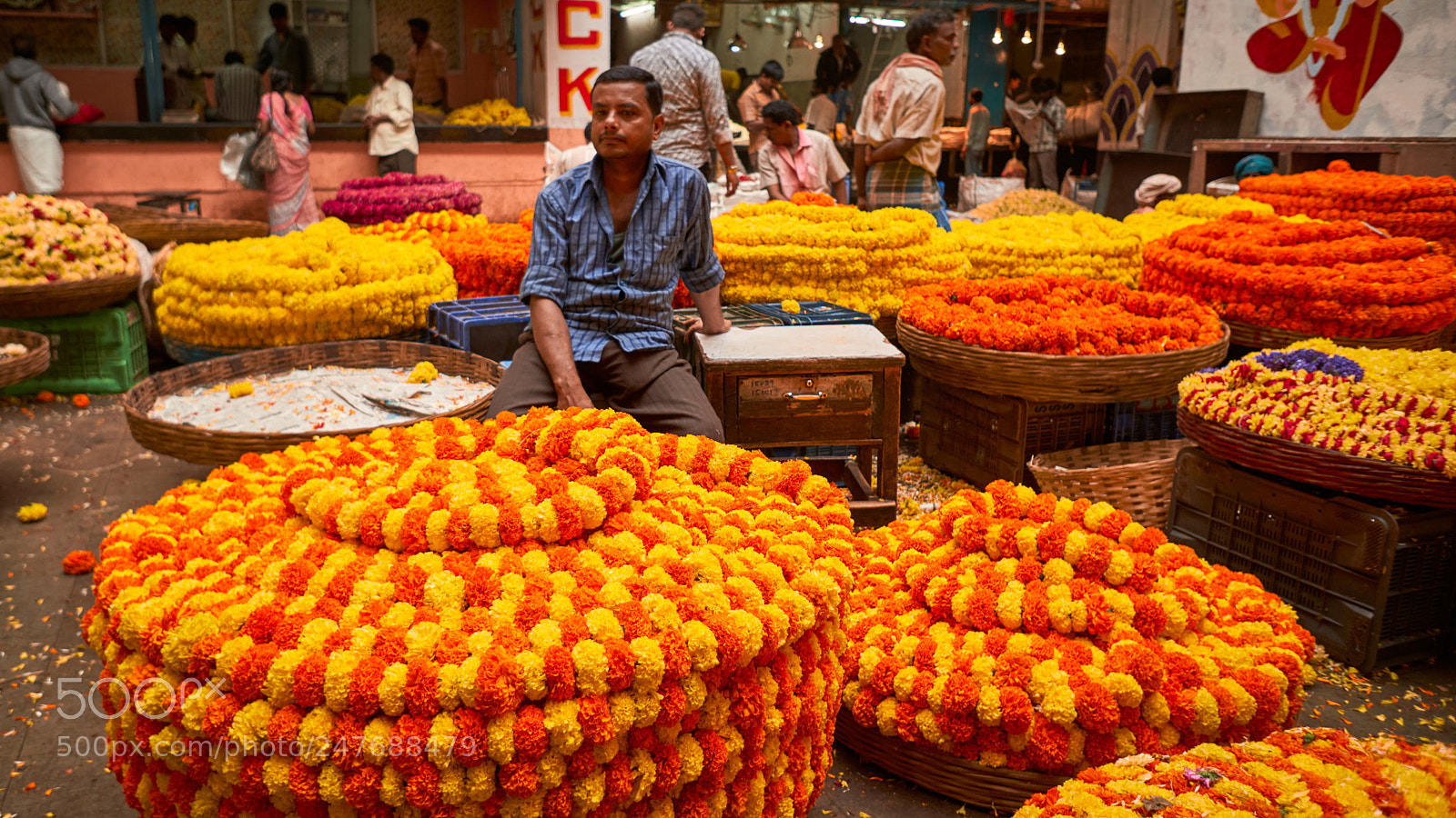Sony a6500 sample photo. Marigold merchant photography