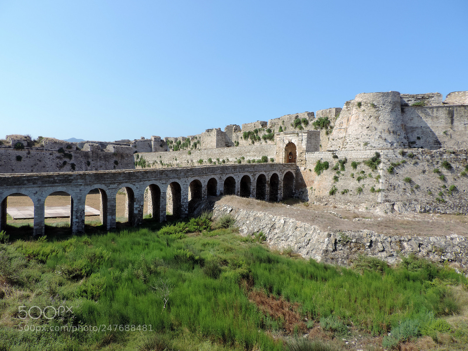 Nikon Coolpix P520 sample photo. Methoni castle photography