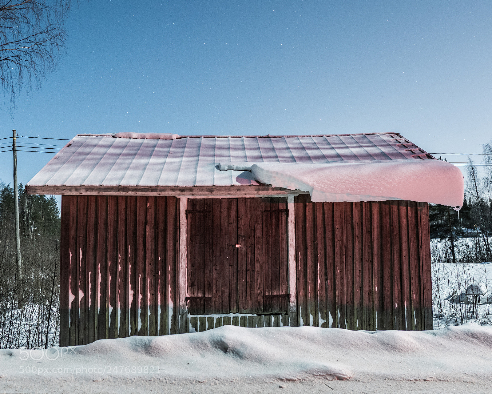 Sony a6500 sample photo. Shed in finnish countryside photography