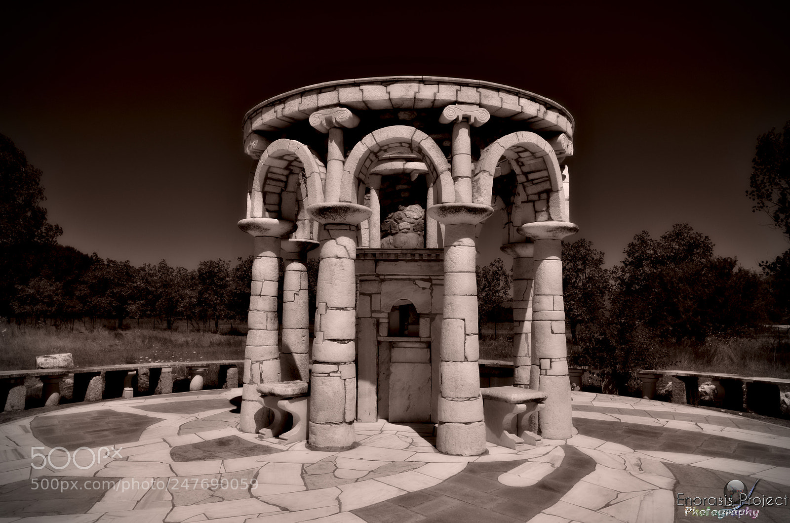 Nikon D5100 sample photo. A monument in darkness ! photography