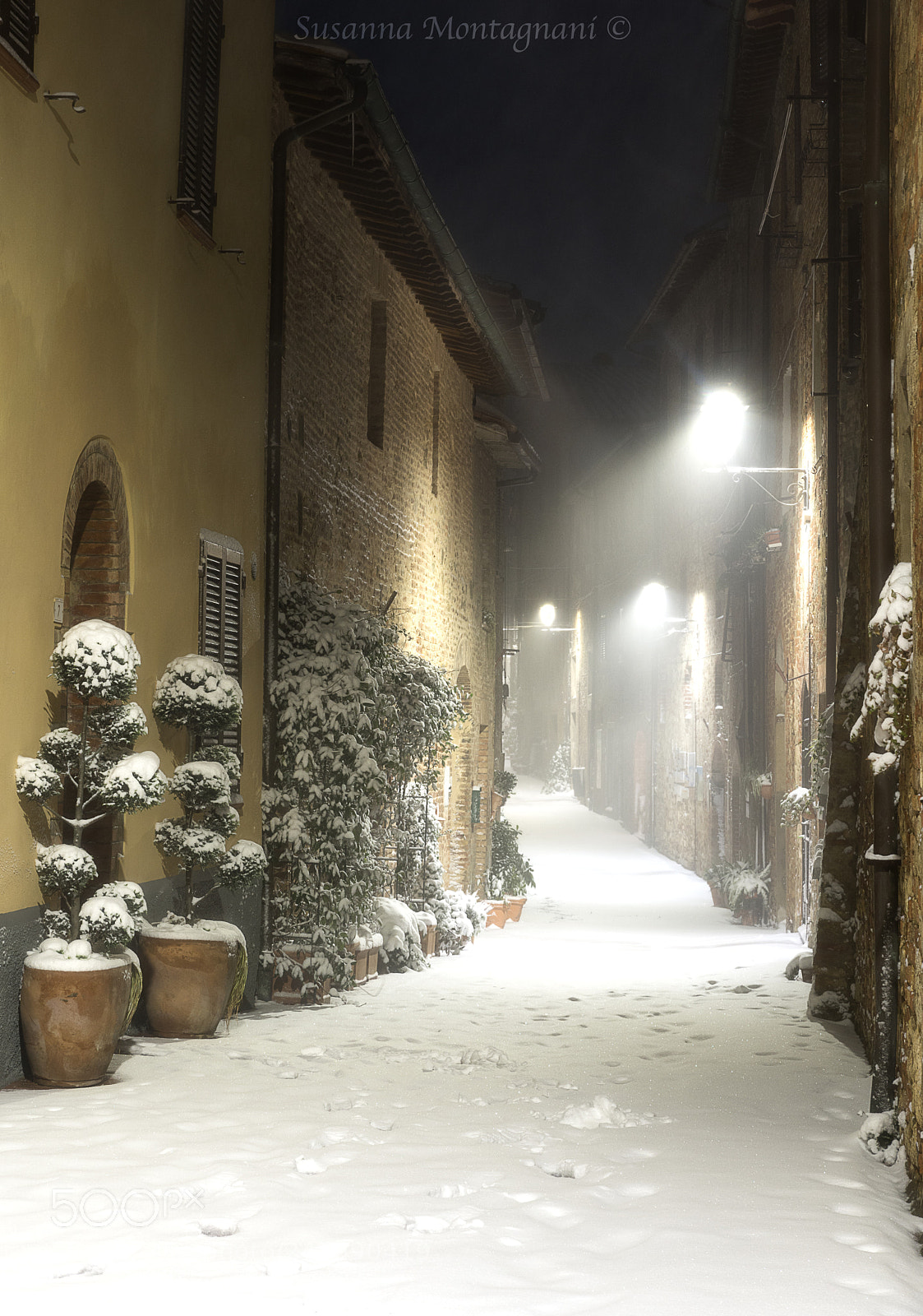 Nikon D800 sample photo. Snowy road photography