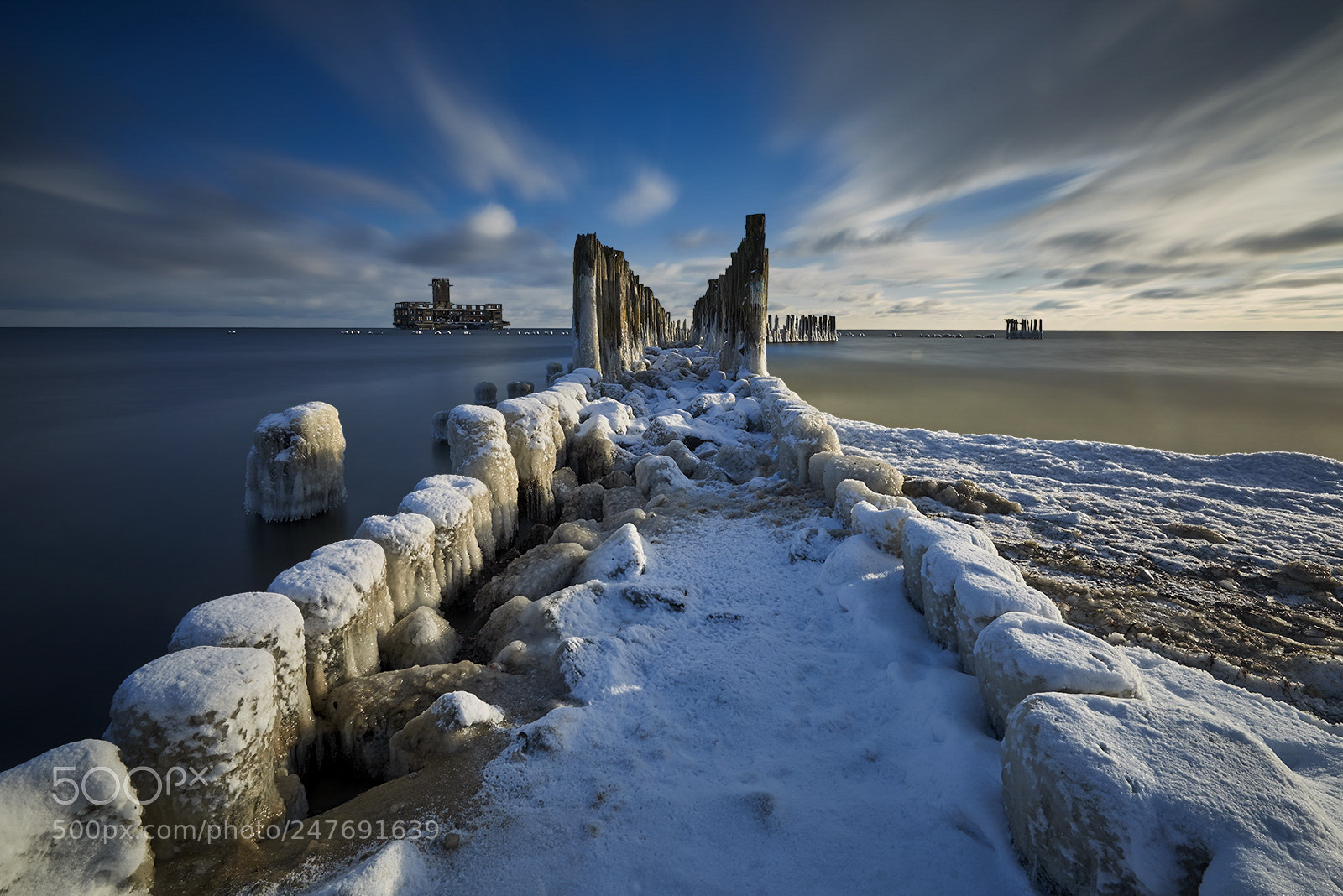 Nikon D810 sample photo. Winter baltic sea photography
