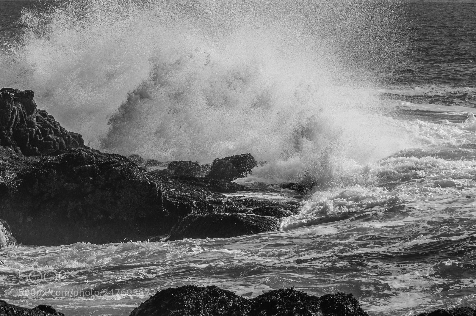Nikon D90 sample photo. Waves photography