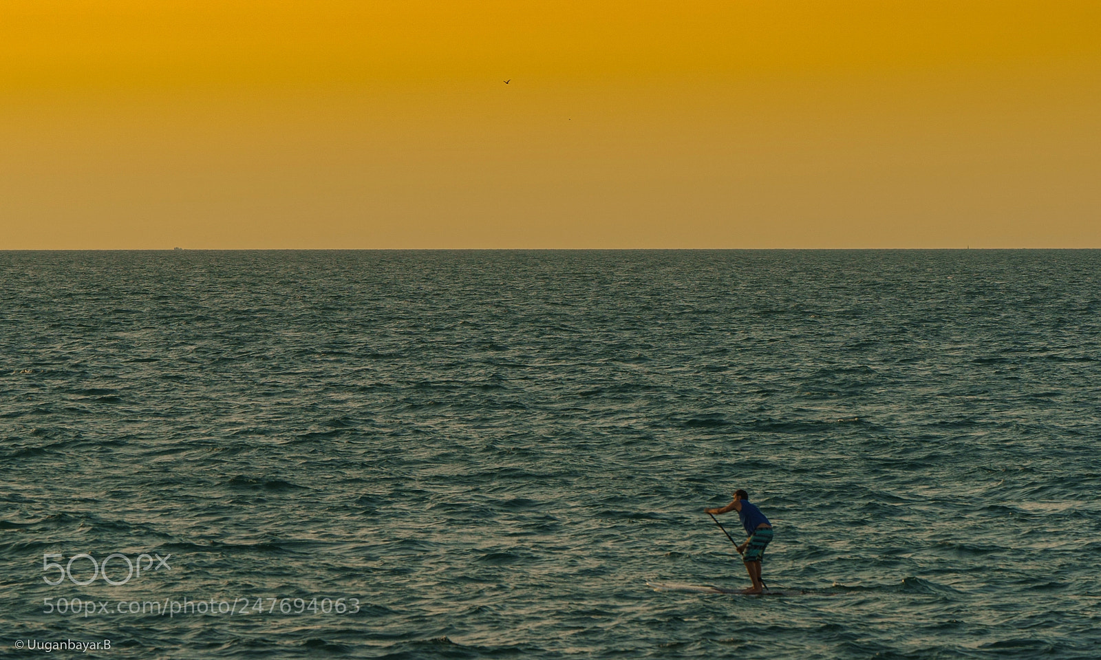 Sony a9 sample photo. A man in sea photography