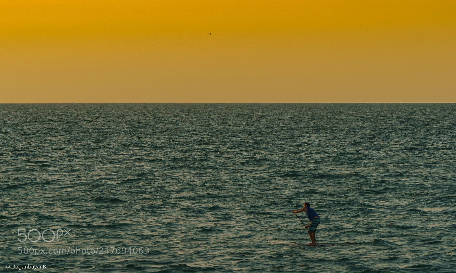 Sony a9 sample photo. A man in sea photography
