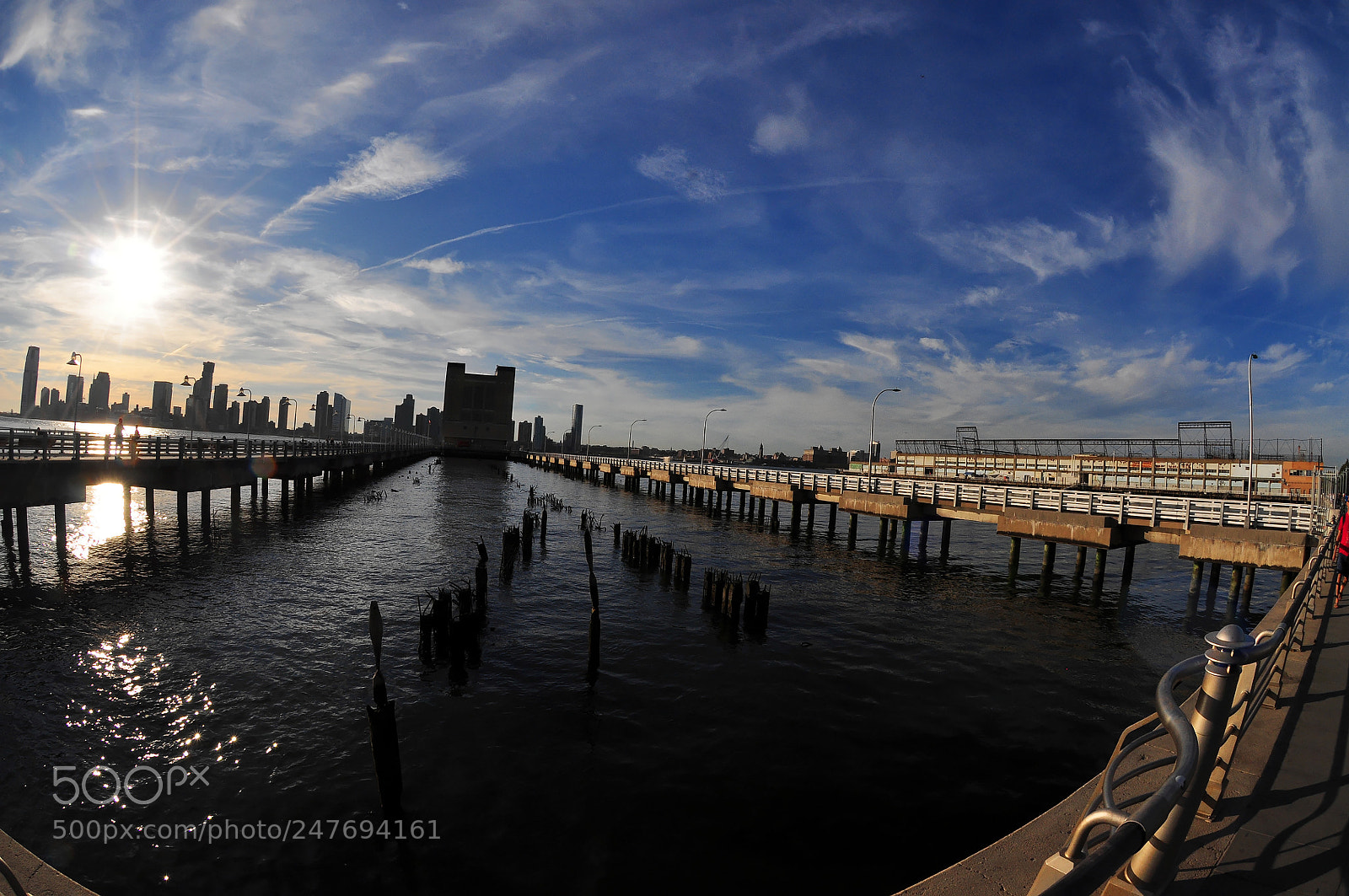 Nikon D90 sample photo. Nyc hudson pier 02 photography
