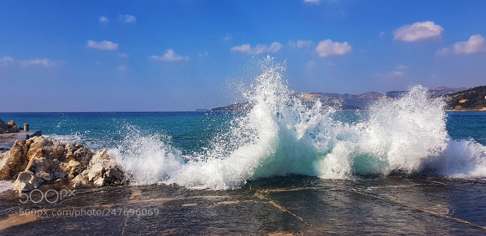 Samsung Galaxy S8+ sample photo. Wave photography