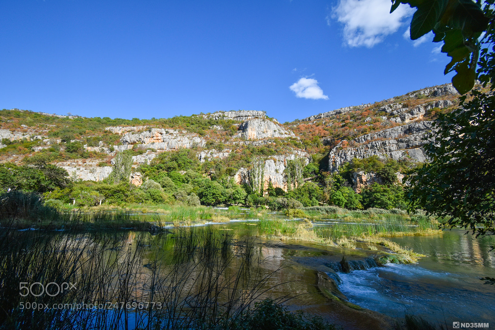 Nikon D5600 sample photo. Croatia waterfall photography