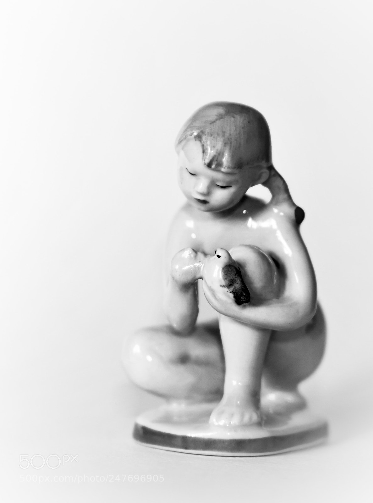 Nikon D300 sample photo. Figurine. high key photography