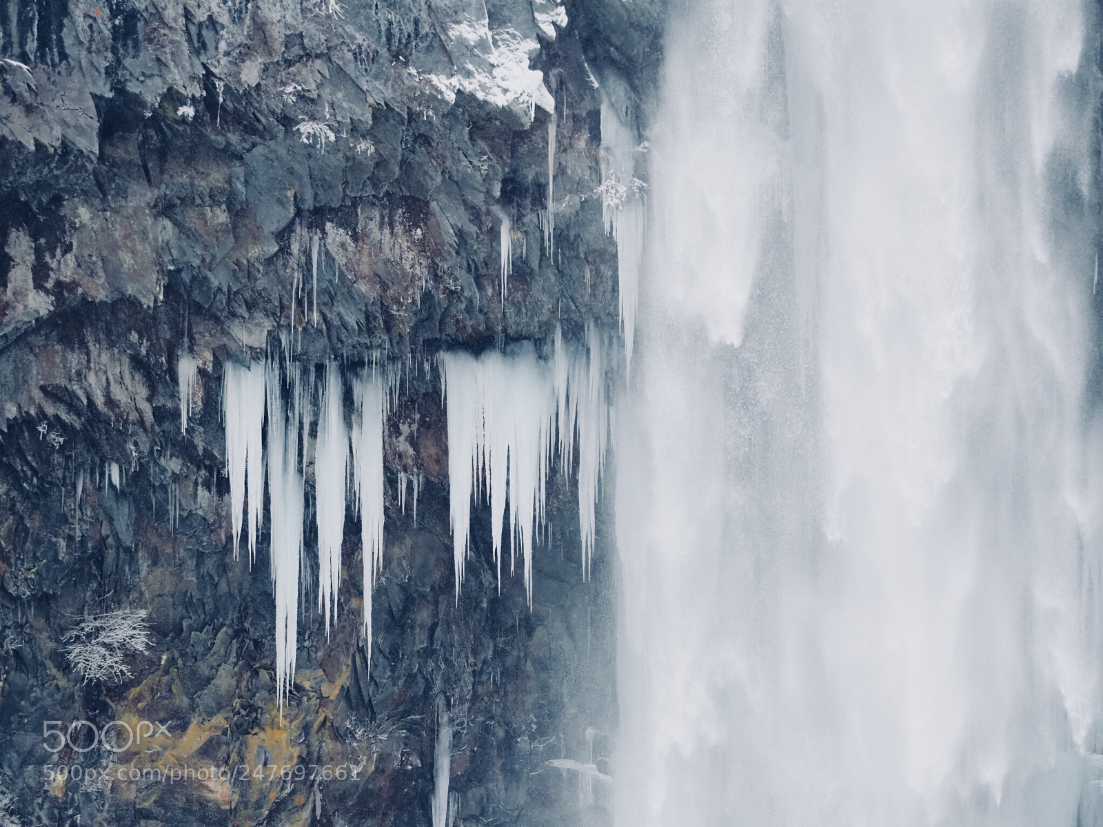 Olympus OM-D E-M1 Mark II sample photo. Hard winter ice photography