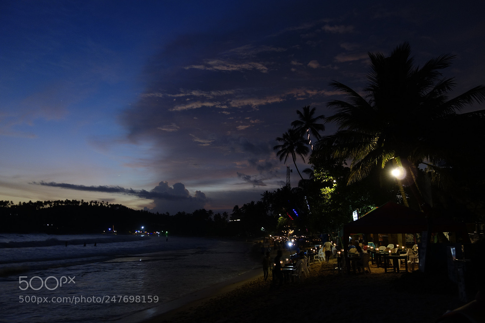 Sony Cyber-shot DSC-RX100 sample photo. Beach night market photography