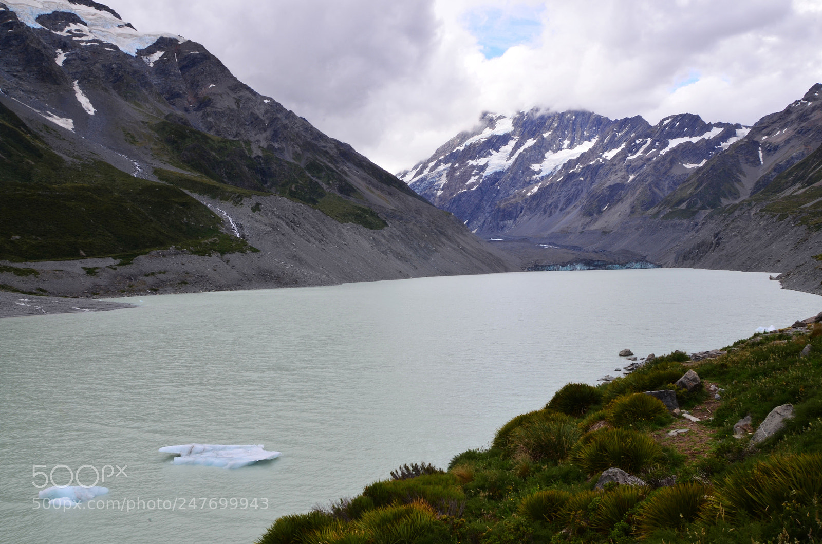 Nikon D5100 sample photo. Mount cook from hooker photography