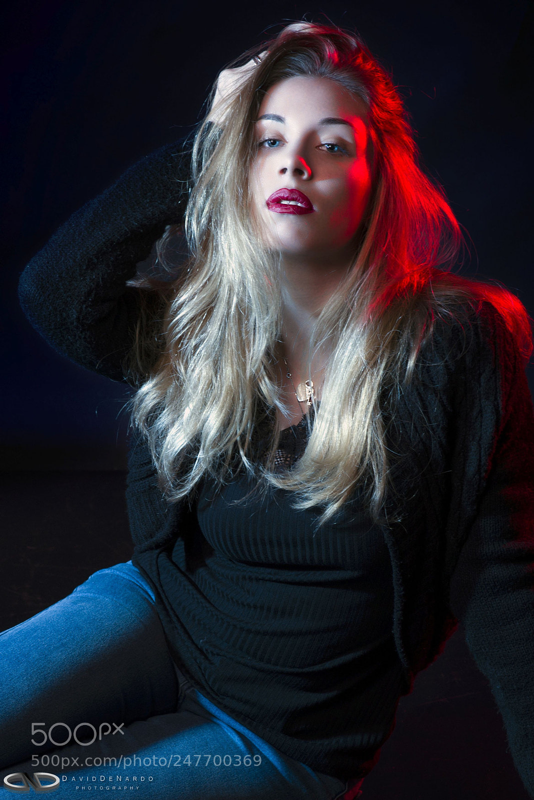 Nikon D810 sample photo. Deep blue eyes photography