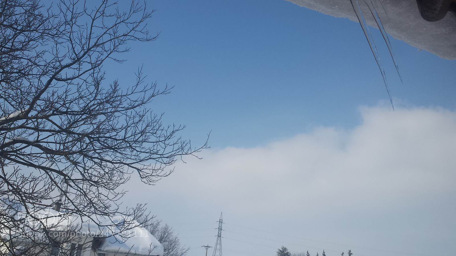 Samsung Galaxy S4 sample photo. Frozen sky photography