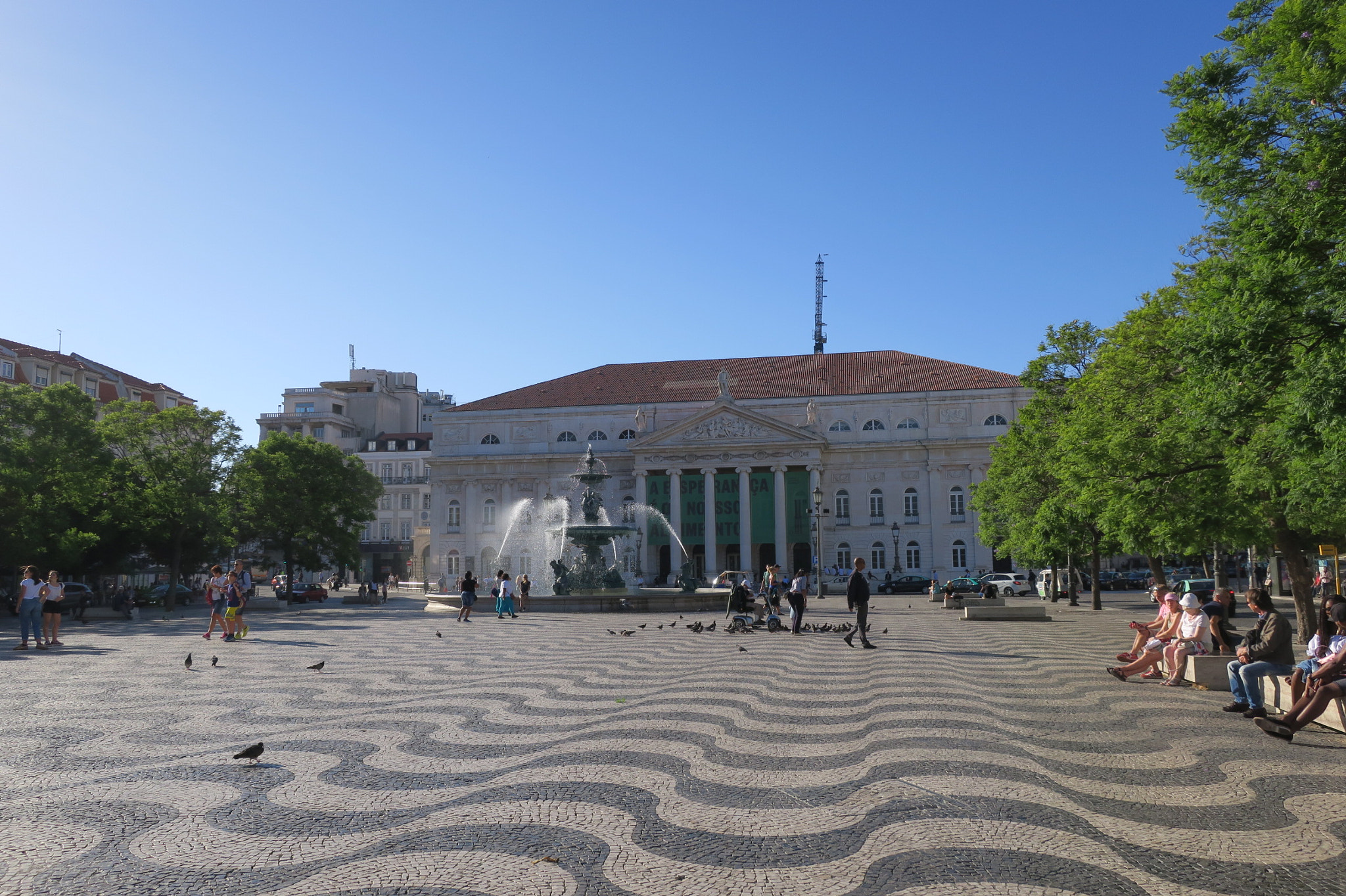 Canon PowerShot G9 X sample photo. Praça d. pedro iv - lisboa photography