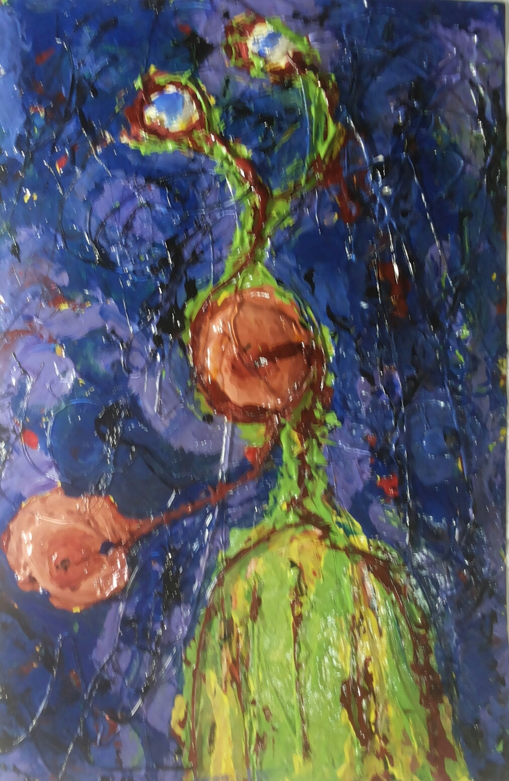 Samsung Galaxy Grand Duos sample photo. A blue creature photography