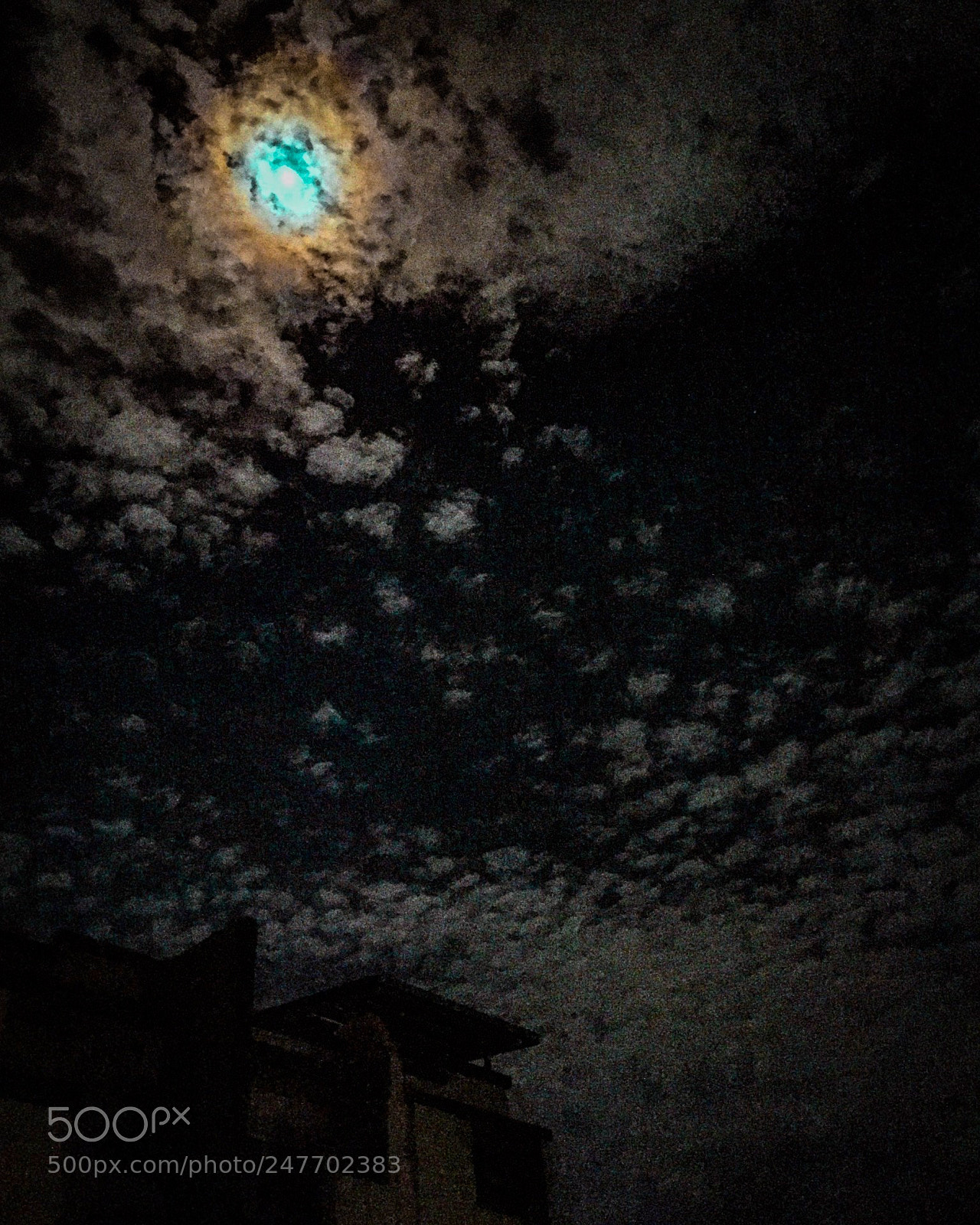 Apple iPhone 6 sample photo. Clearly cloudy night photography