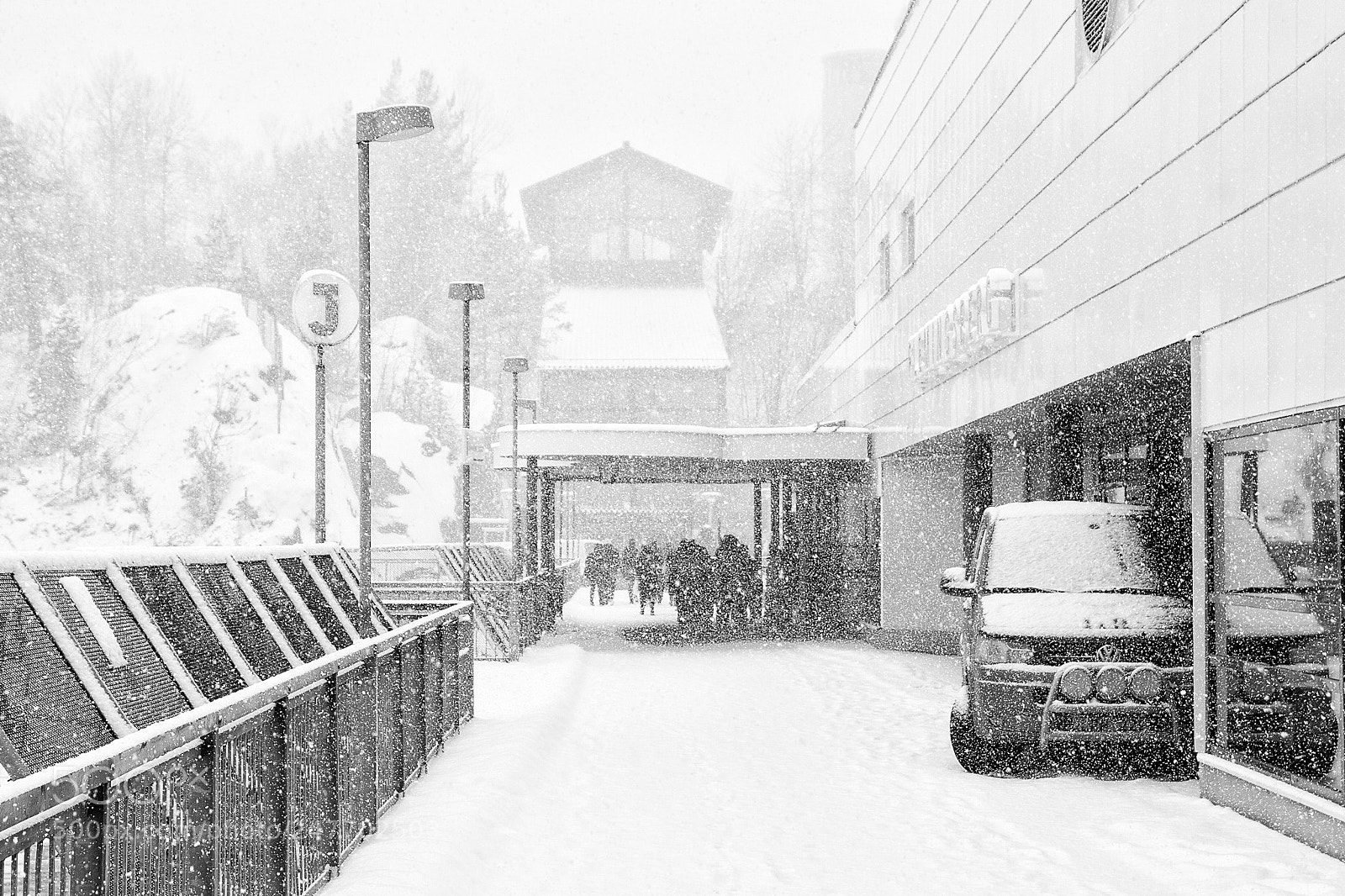 Canon EOS 20D sample photo. Snowstorm photography