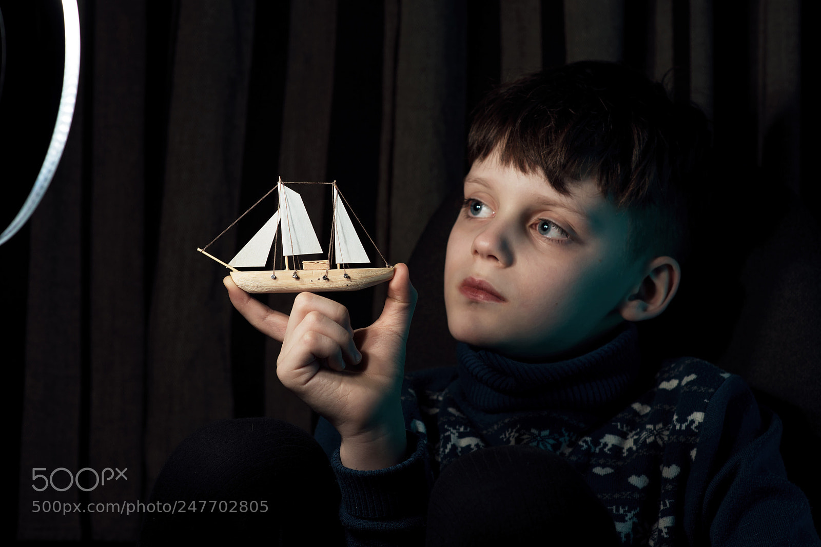 Nikon D600 sample photo. Boy with boat dreams photography