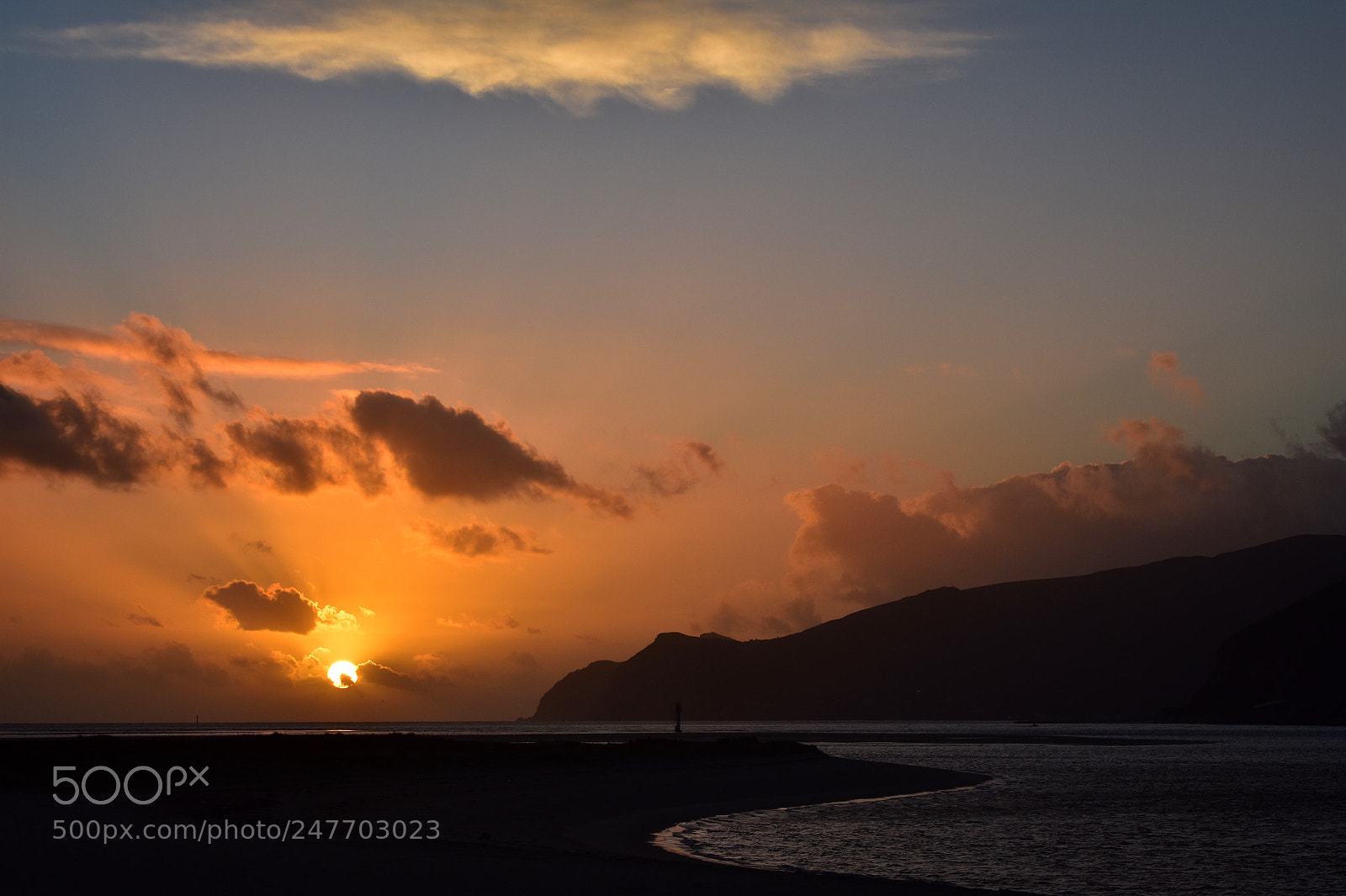 Nikon D3400 sample photo. Orange sunset photography
