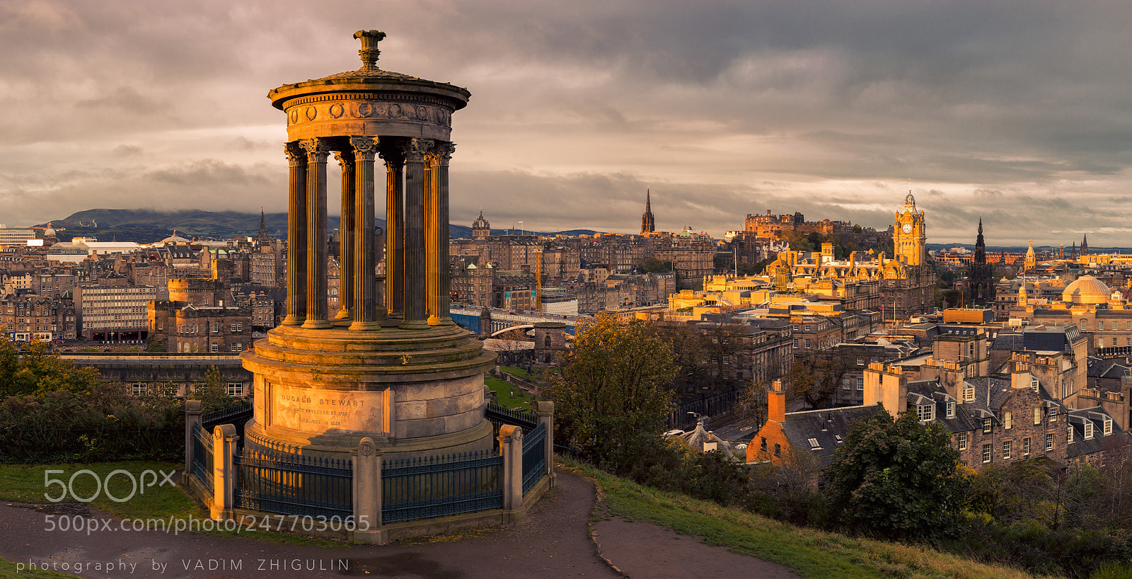 Nikon D810 sample photo. Autumn sunrise in edinburgh photography