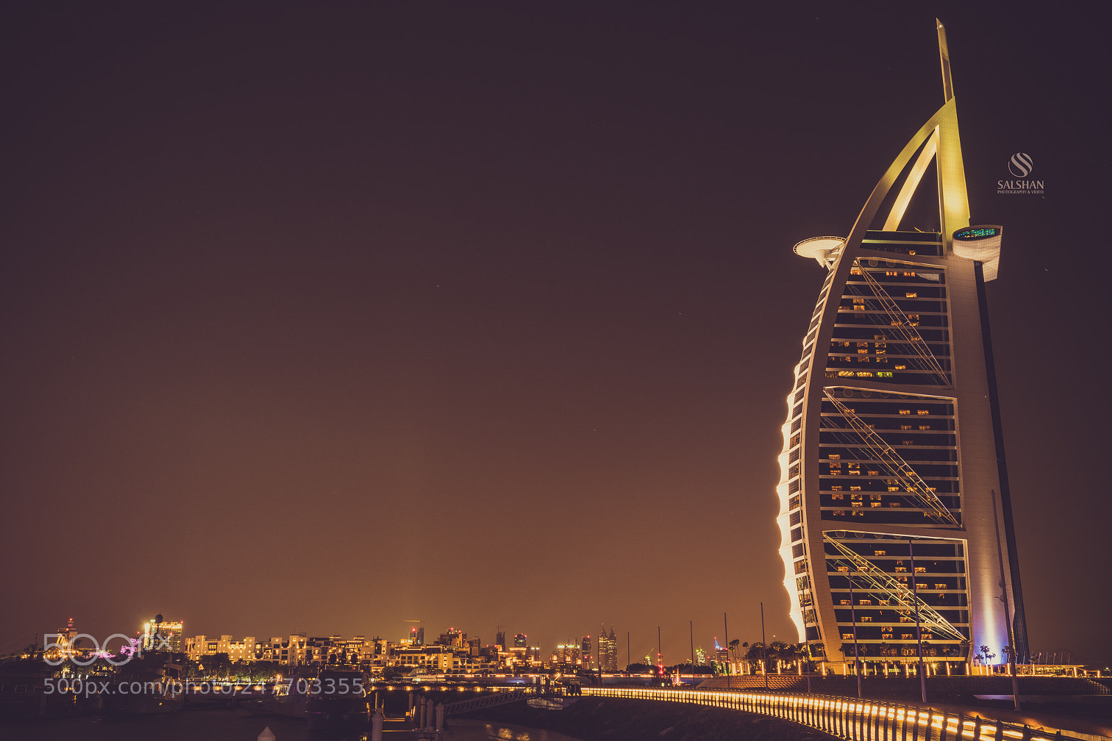 Sony a7R III sample photo. Burj al arab from photography