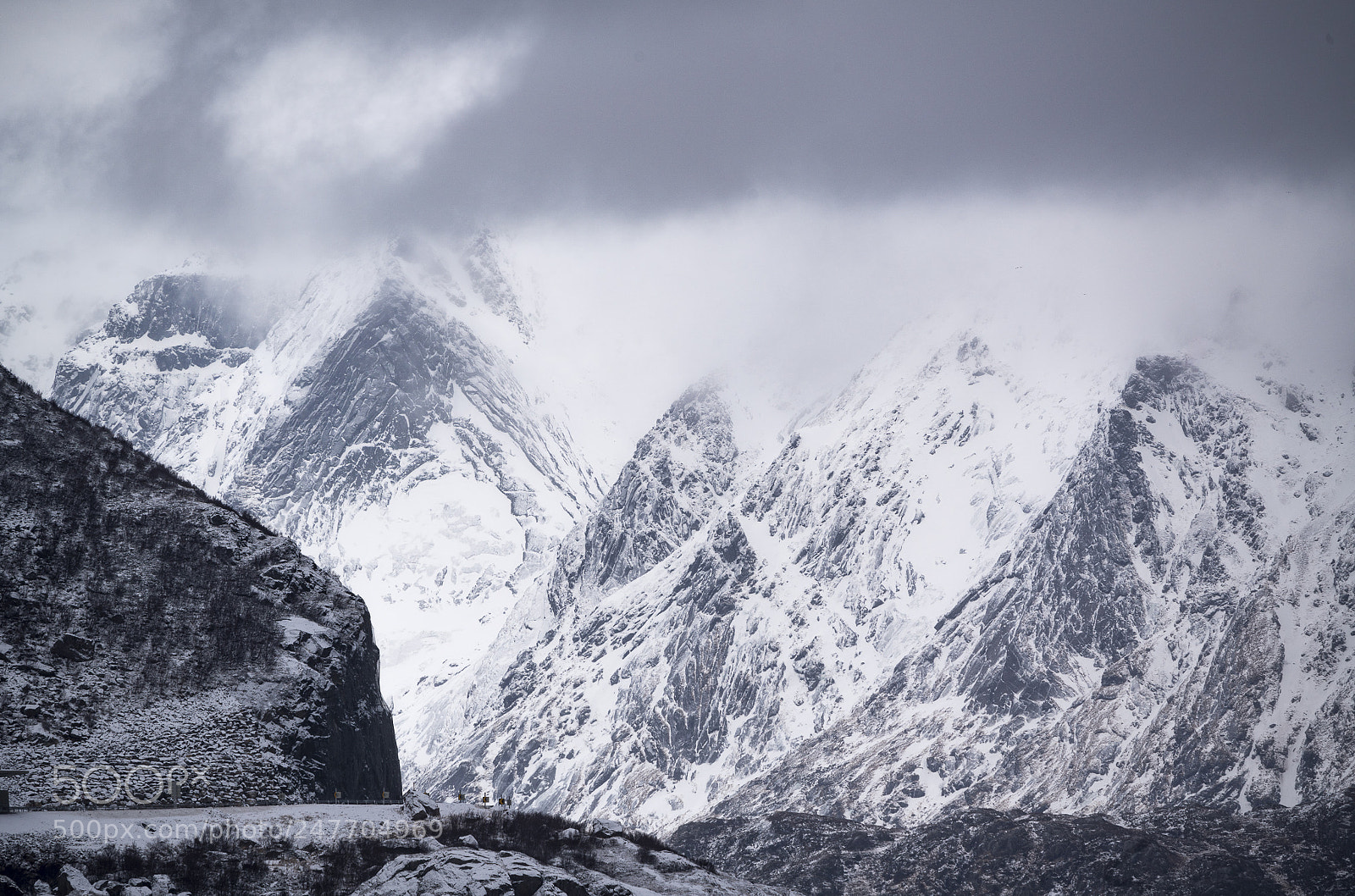 Sony a7R III sample photo. Mountains in lofoten islands photography