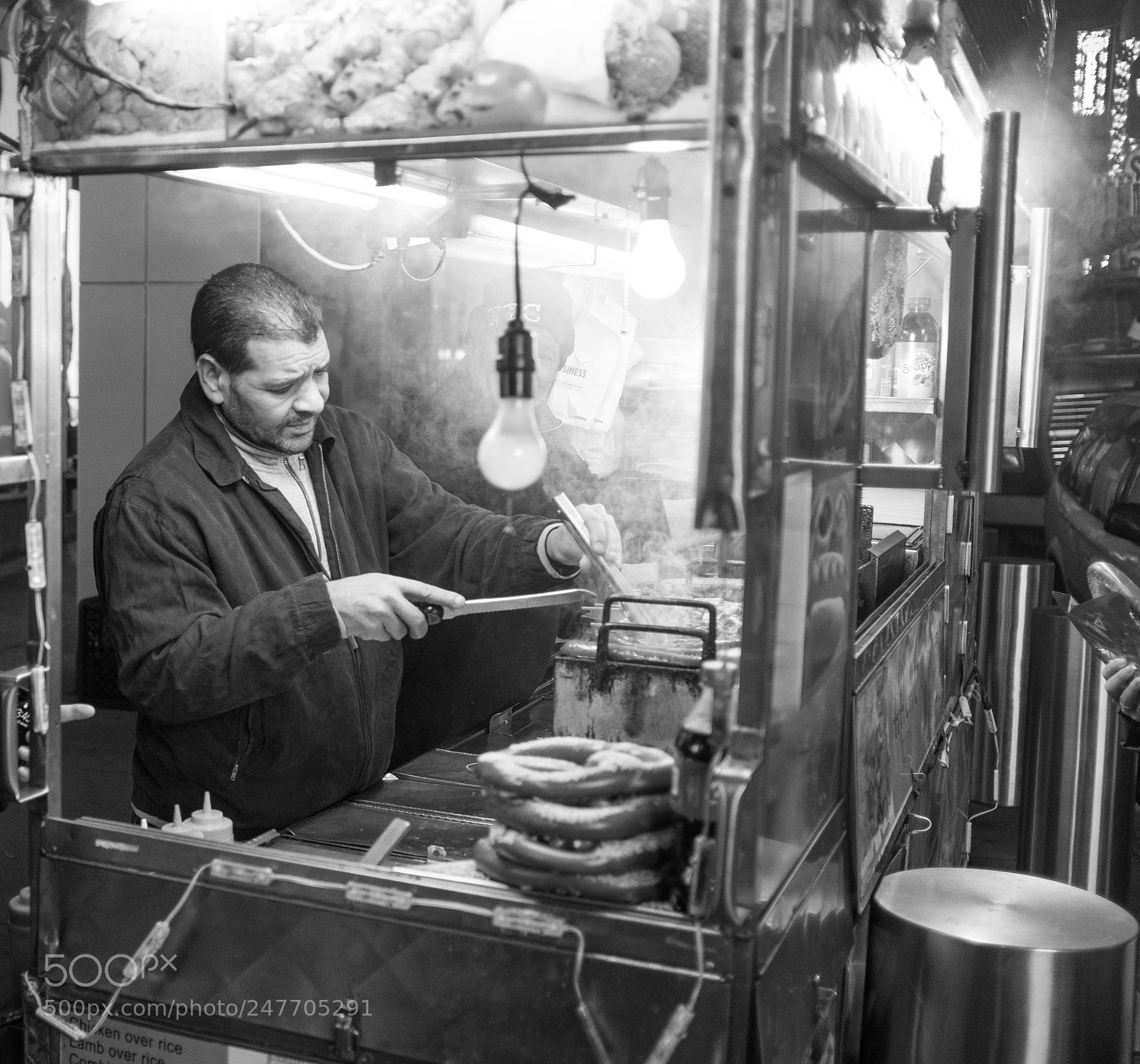 Fujifilm X100F sample photo. Food cart lunch photography