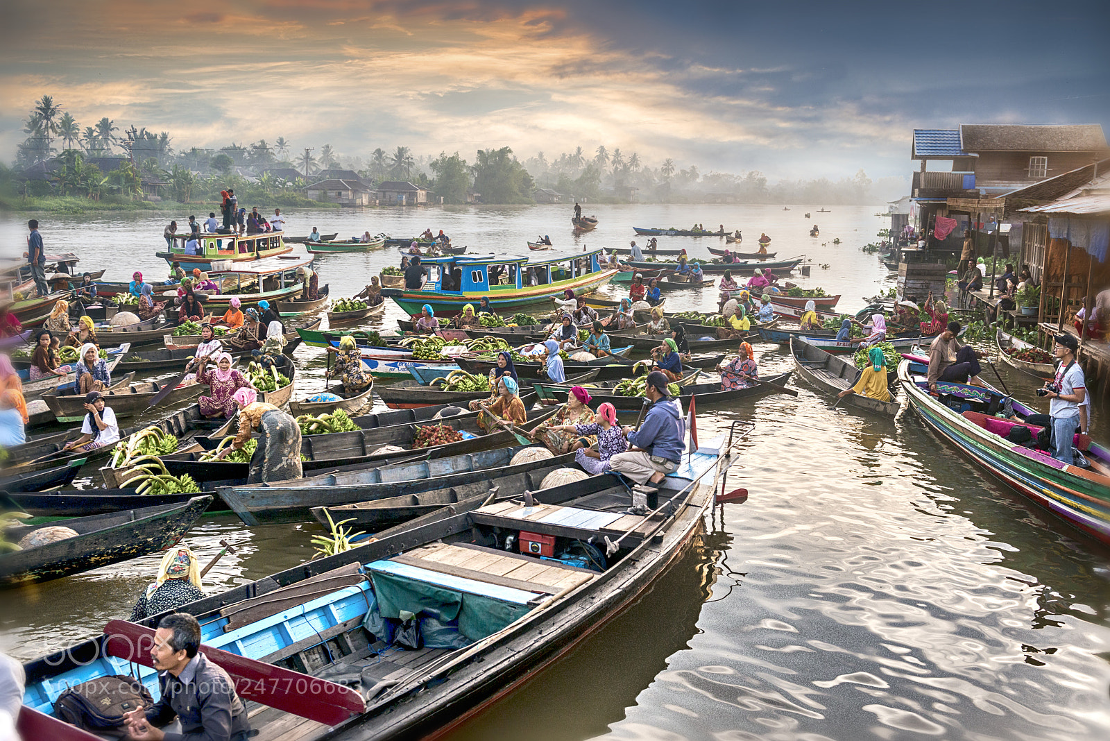 Nikon D800 sample photo. Market day / borneo photography