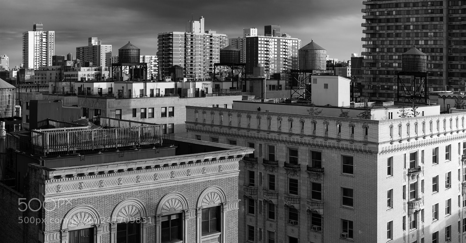 Sony a7R II sample photo. Manhattan rooftops photography