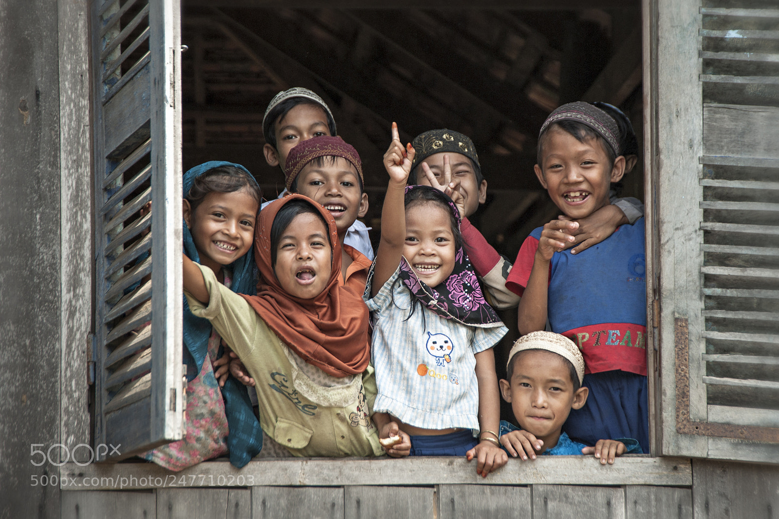Nikon D700 sample photo. Schoolkids / cambodia photography