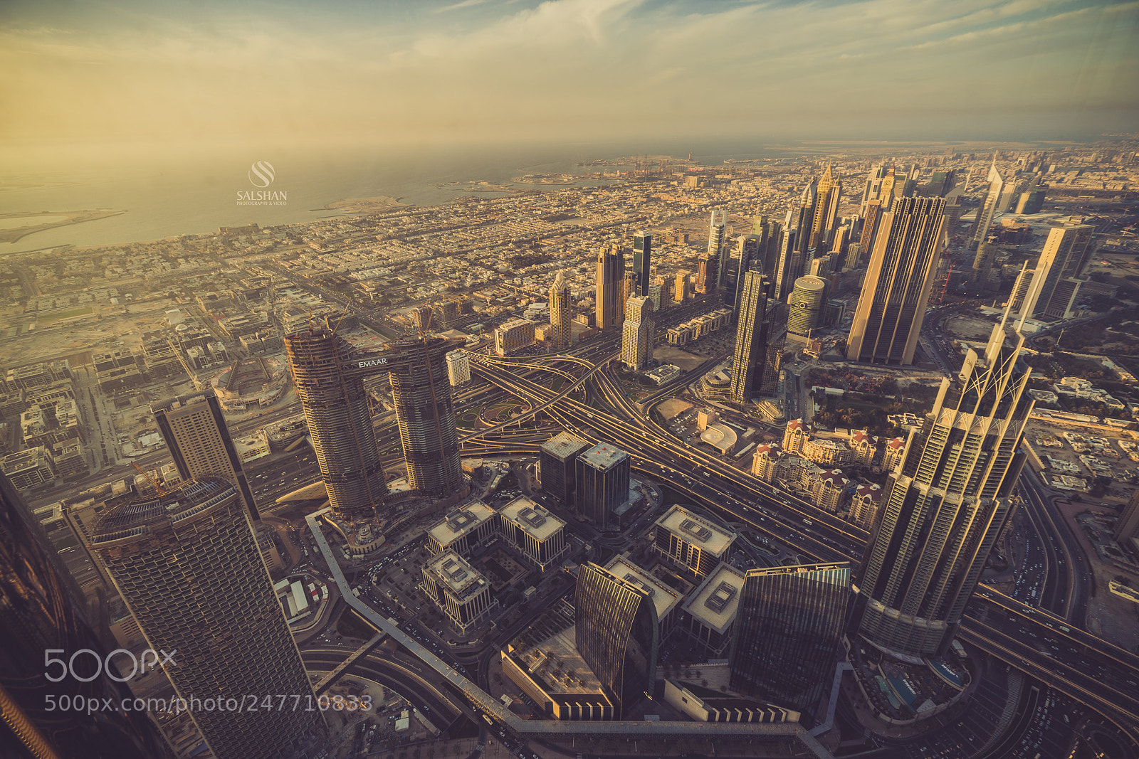 Sony a7R III sample photo. Sunset views from burj photography