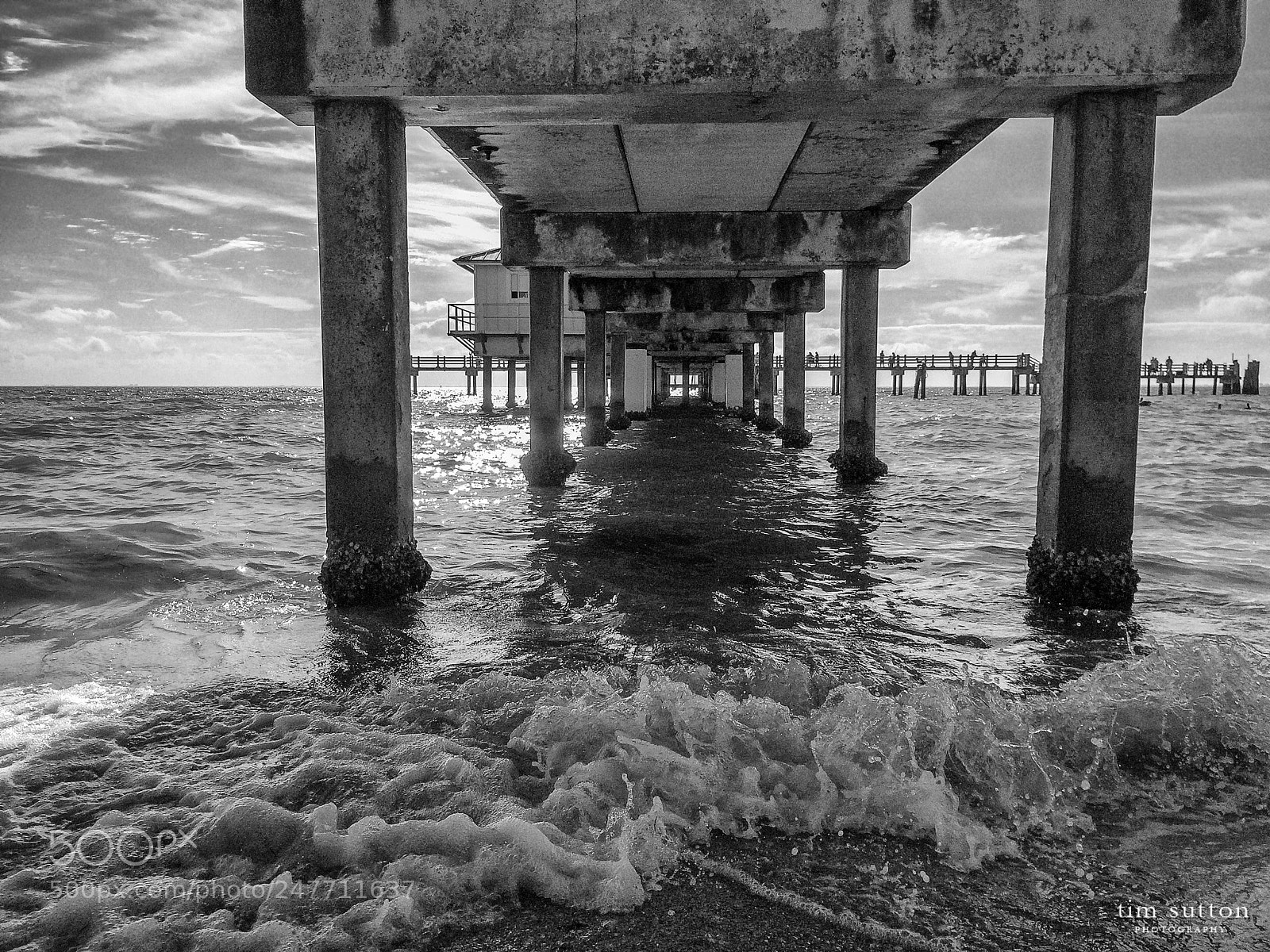 Apple iPhone 5s sample photo. Under the pier photography