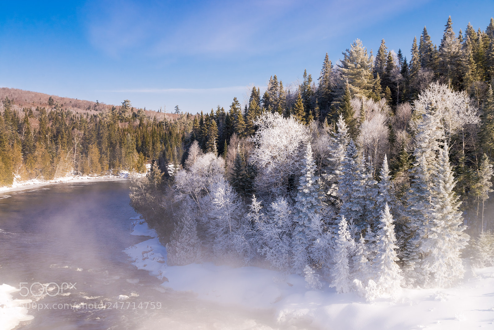 Nikon D610 sample photo. Laurentides 02/2018 photography