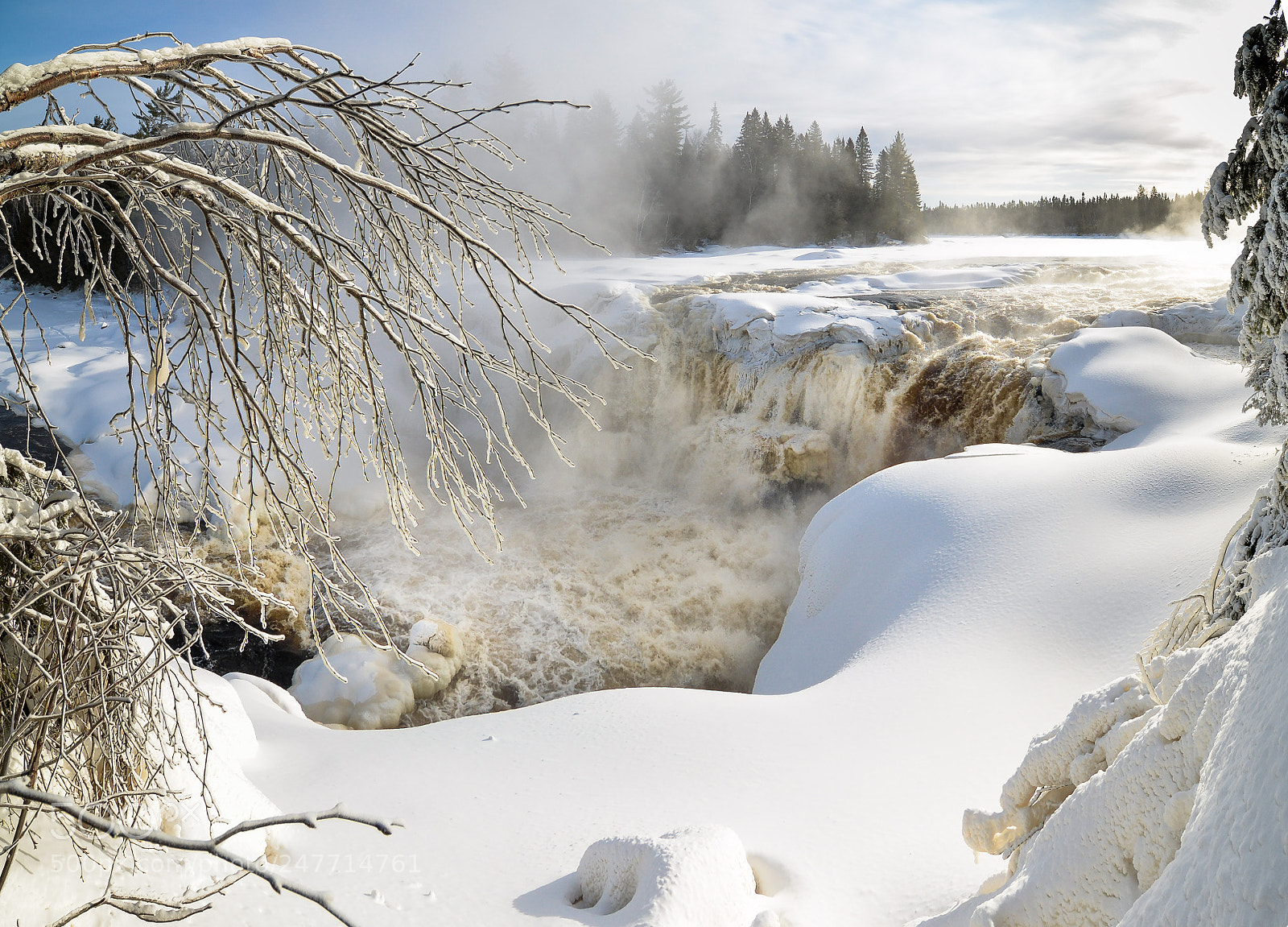Nikon D610 sample photo. Laurentides 02/2018 photography