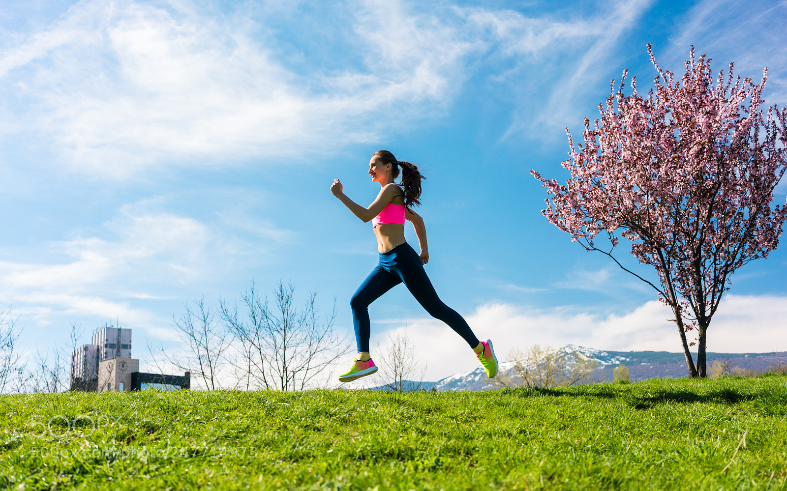 Sony a7R II sample photo. Woman sport running on photography