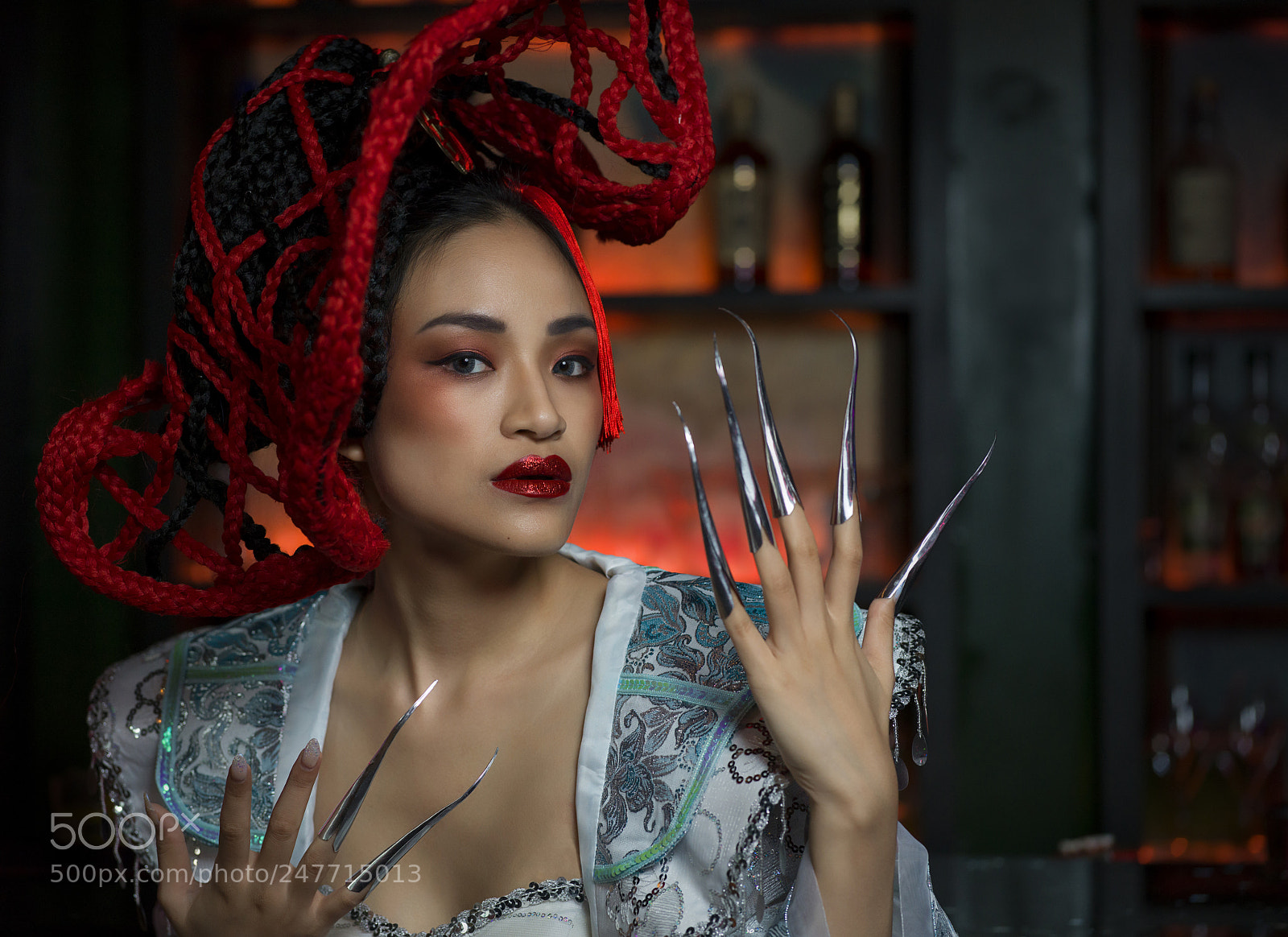 Hasselblad X1D-50c sample photo. Asian advantgarde hair photography